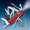 Офицерский нож CyberTool Lite 91 мм. / полупрозрачный красный (шт.) 1.7925.T