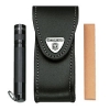 Чехол кожаный черный с застежкой Velkro (шт.) 4.0520.32, для Swiss Army Knives or EcoLine 91 mm, толщина ножа 2-4 уровня, в блистере (4.0520.32B)