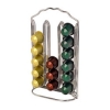 Подставка Donatore для кофейных капсул Nespresso, 3 ряда х 12 шт., 15.3 x 8.5 x 25 см, металл, серебристый, Xavax     [Ox&] (H-111059)