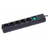 Сетевой фильтр Most LRG-USB 1.7м (5 розеток) черный (коробка) (LRG-USB 5-1.7BK)