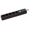 Сетевой фильтр Most LRG 1.7м (5 розеток) черный (LRG 5-1.7BK)