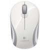 Мышь Logitech Mini M187 белый/серый оптическая (1000dpi) беспроводная USB для ноутбука (2but) (910-002735)