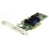 Adaptec RAID 6405T ASR-6405T Single PCI-E x8, 4-port SAS/SATA 6Gb/s RAID 0/1/1E/10/5/5EE/6/50/60,  Cache 512Mb
