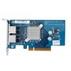Карта расширения QNAP LAN-1G2T-U с двумя портами Gigabit Ethernet для TS-EC879U-RP, TS-EC1279U-RP, TS-879U-RP и TS-1279U-RP