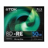 Диск BD-RE TDK 50 2 Jewel case (5шт) Double Layer (T19796)