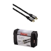 Кабель HDMI 1.3 (m-m), 1.5 м, позолоченные контакты, 1080p, в сумке-несессере, текстильная оплетка, черный, Hama     [PxV] (H-30119)