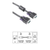 Кабель VGA мониторный 15p/15p (m-m), 1.8 м, двойное экранирование, ферритовый фильтр, ***, черный, Hama     [ObC] (H-41933)