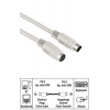 Кабель PS/2 удлинительный mini-DIN (m-f), 2.0 м, серый, Hama     [ObC] (H-42167)