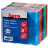 Коробка для 1 CD Slim, 25 шт., 5 цветов, Hama     [OsS] (H-51166)