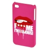 Футляр F*** MIF Lip для мобильного телефона Apple iPhone 4/4S, розовый, F*** ME I'M FAMOUS     [OhG] (H-108593)