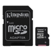(SDC10/4GB) Карта памяти Kingston, стандарт microSDHC класс 10, 4Gb с адаптером SD (SDMicro10-4GB/K)