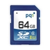 (6AEK-064GVR58A-94) Карта памяти PQI, стандарт SDXC UHS-I класс 10, 64Gb (SD10-64GB/PQI-U)