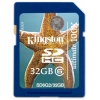 (SD6G2/32GB) Карта памяти 32ГБ Kingston, стандарт SDHC класс 6 (SD6G2-32GB/K)