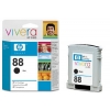 HP №88 Картридж для Officejet Pro K550, K5400, черный Vivera, 22.8 мл. (HP-C9385AE)