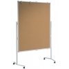 Доска мобильная Moderation Boards двухсторонняя, 150х120, пробковая, 3 уровня регулировки высоты. (63805-82)