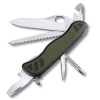 Солдатский нож c фиксатором лезвия MILITARY / зеленый (шт.) 0.8461.MWCH
