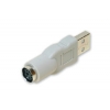 Адаптер USB порт - PS/2 устройство, USB A plug/MD6F (USB/PS2 M/F)