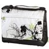 Сумка для ноутбука aha: Messenger, 15.6" (40 см), 38.5 x 28 х 4 см, Crop - черный/белый, Hama     [OnN] (H-101308)