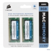 Память DDR3 SODIMM 8Gb (pc-10600) 1333MHz Corsair, Kit of 2 (CMSA8GX3M2A1333C9)