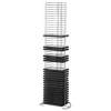 Стойка Tower для 45 DVD, металл, серебристый, Hama     [OpS] (H-16952)