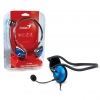 Наушники с микрофоном Genius HS-300A, blue, Blister (HS-300A B)