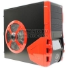 Miditower Aerocool <V12-Red> ATX  без БП, LCD, touch screen