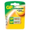 Аккумулятор GP 180AAHC AA NiMH 1800mAh (2шт) (GP 180AAHC-2DECRC2) (мин.кол.10)