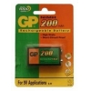 Аккумулятор GP 20R8H 9V NiMH 200mAh (1шт) (GP 20R8H-BC1) (мин.кол.10)