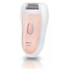 Эпилятор Philips HP6519 скор.:2 насад.:2 от электр.сети белый/розовый (HP6519/01)