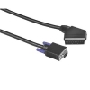 Кабель Scart (m) - VGA (15 контактный HDD, m), 5.0 м, черный, Hama     [ObV] (H-43198)