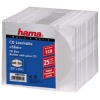 Коробка для 1 CD Slim, 25 шт., прозрачный, Hama     [OsS] (H-51165)
