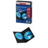 Коробки Slim Double для DVD, 5 шт., пластик, черный, Hama     [OsS] (H-51183)