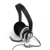 Гарнитура Creative HS600 Skype (51MZ0120AA007) /20-20КГц/32Ом/ 102дБ/2.5м/вертикал/открытые/251г/рег гр-ти/ серо-черные (HM Creative HS600)