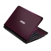 Нетбук MSI U180-034RU Atom N2600/1Gb/320Gb/int/10"/HD/1024x600/WiFi/W7S/Cam/3c/фиолетовый (9S7-N08212-034)