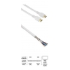 Кабель HDMI 1.3 (m-m), 2.0 м, позолоченные контакты, 1080p, ***, белый, Hama     [ObV] (H-83007)