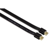 Кабель HDMI 1.4 (m-m), 1.5 м, плоский, позолоченные контакты, 4Kx2K, 10.2Гбит/с, HEC, ***, угловой фиксатор, черный, Hama     [ObV] (H-83090)