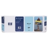 HP №83  Картридж для принтеров HP DesignJet 5000/ 5500, светло-голубой, 680мл. (HP-C4944A)