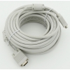 Кабель DB15 (m) DB15 (m) 15м (CABLE15) феррит.кольца серый