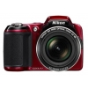 PhotoCamera Nikon CoolPix L810 red 16Mpix Zoom26x 3" 720p SDXC IS opt+el 0fr/s HDMI AA  (VMA971E1)