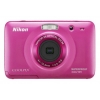 PhotoCamera Nikon CoolPix S30 pink 10Mpix Zoom3x 2.7" 720p 47Mb SDHC KPr/WPr/водонепроницаемаяAA  (VNA112E1)