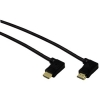 Кабель HDMI 1.3 (m-m), угловые штекеры, 3.0 м, позолоченные контакты, 1080p, ***, черный, Hama     [ObV] (H-43513)