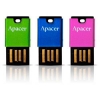 (APAM101U-S) Устройство чтения  карт памяти Apacer Mega Steno AM101 для карт памяти microSD/microSDHC, цвет синий (AP-AM101Bl)