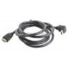 Кабель VCOM  HDMI to HDMI (19M -19M) 1.8м, ver1.4, Г-образный коннектор