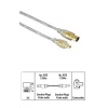 Кабель FireWire 4p/6p (m-m), 2.0 м, позолоченные контакты, High Quality, прозрачный, Hama     [ObC] (H-45039)