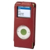 Кожаный чехол для iPod NANO 2G красный (H-13558)