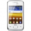 Смартфон Samsung Galaxy Y Duos GT-S6102 белый моноблок 3G 2Sim 3.14" 240x320 Android 2.3 3Mpix WiFi BT GSM900/1800 GSM1900 TouchSc MP3 160Mb FM A-GPS microSDHC max32Gb (GT-S6102UWASER)