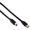 Кабель USB 3.0 A-B (m-m), 3.0 м, экранированный, 5 Гбит/с, *, черный, Hama     [ObC] (H-54502)