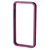 Рамка защитная Edge Protector для Apple iPhone 4/4S, сохраняет доступ ко всем кнопкам, пластик, черный/розовый, Hama     [ObG] (H-106765)