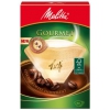 Фильтры бумажные Melitta Gourmet (c тремя арома-зонами) 1х4/80 шт., коричневые