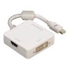 Адаптер 3 в 1 mini DisplayPort - DVI/DisplayPort/HDMI, Hama     [ObQ] (H-53245)